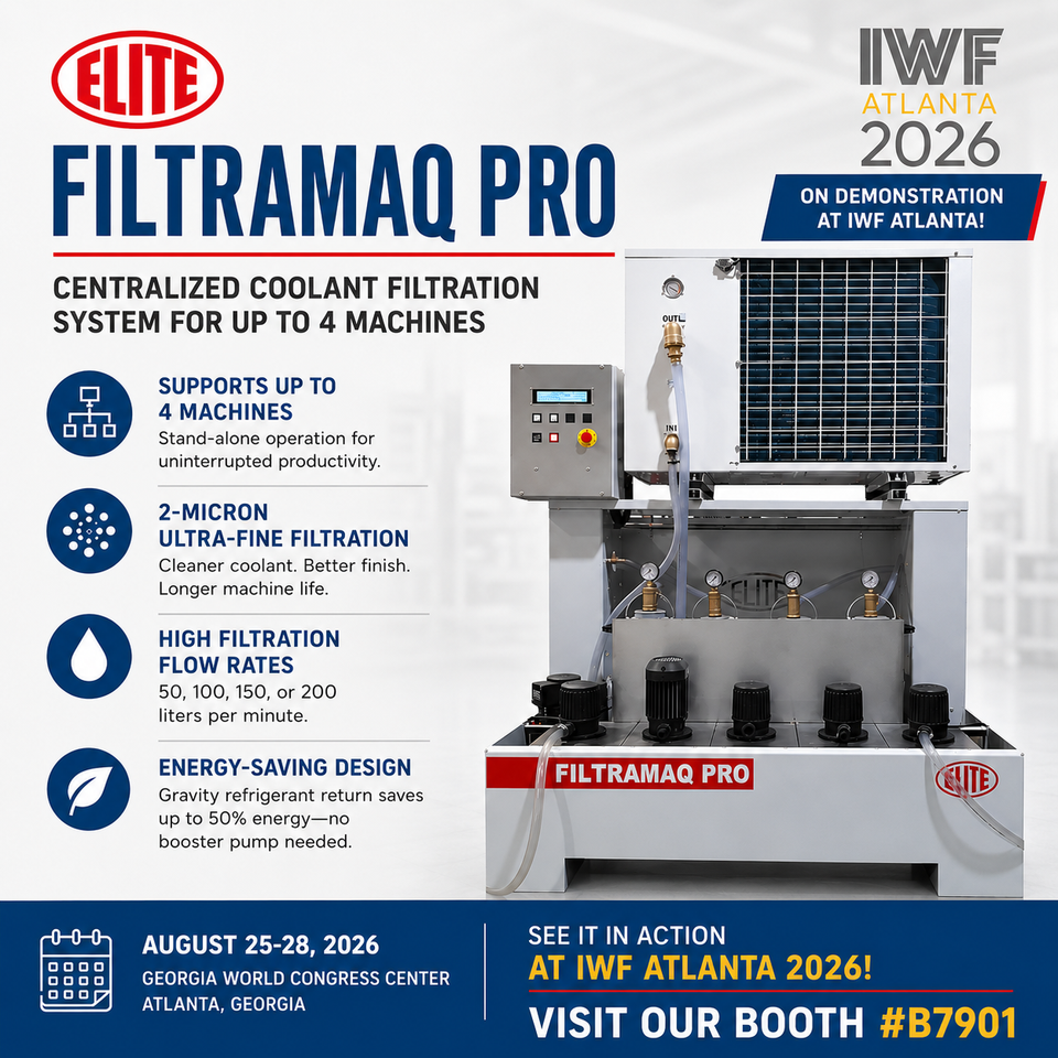 Elite FILTRAmaq PRO: Centralized Coolant Filtration System | See It Live at IWF Atlanta 2026