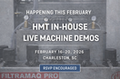 Experience Elite Machinery Live: HMT Hosts In-House Machine Demonstrations This February