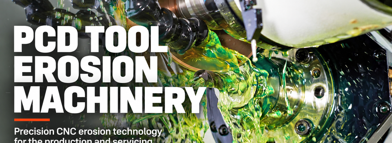 PCD Tool Erosion Machinery: CNC Solutions for PCD Cutting Tool Production & Service