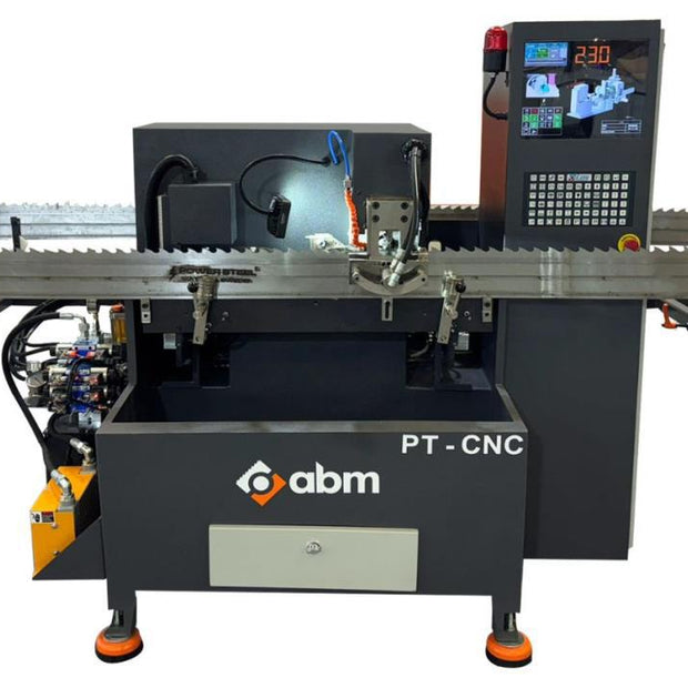 ABM PT-CNC - CNC Automatic Band Saw Swaging & Side Equalizing