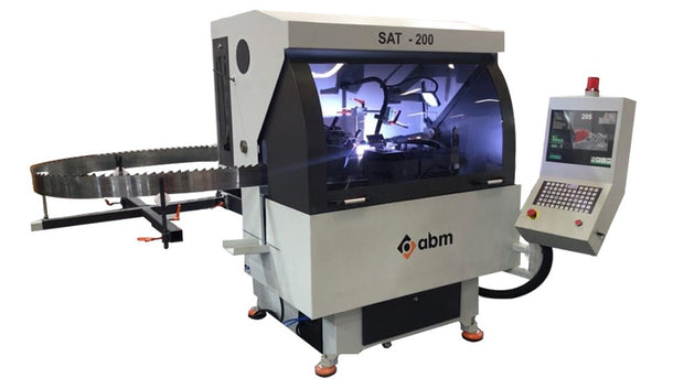 ABM SAT-200 - Full Auto Band Saw Stellite Tipping TIG System